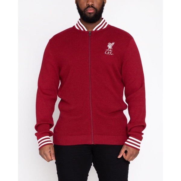 LFC Adults Heritage Red Shankly Knit Zip Through
