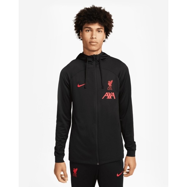 LFC Nike Mens Black Strike Knit Track Jacket 22/23