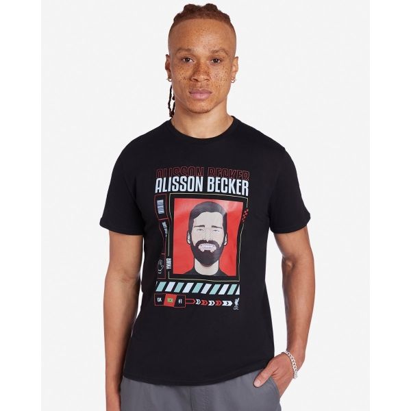 LFC Adults Alisson Becker Tee Black