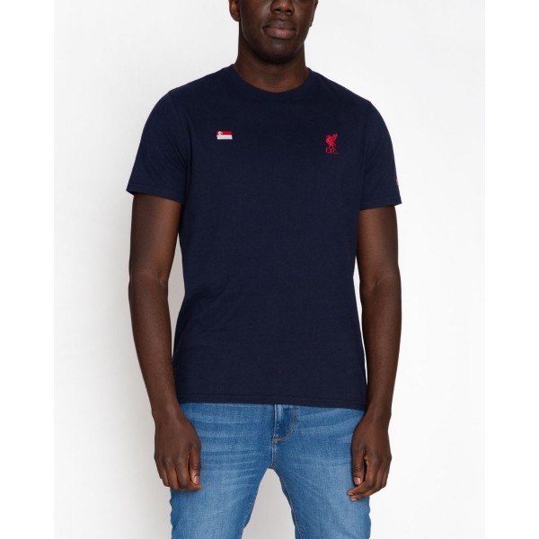 LFC Adults Navy Singapore Flag Tee