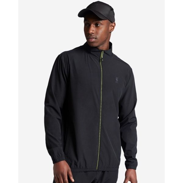 LFC Adults Zip Through Funnel Neck Track Top Black