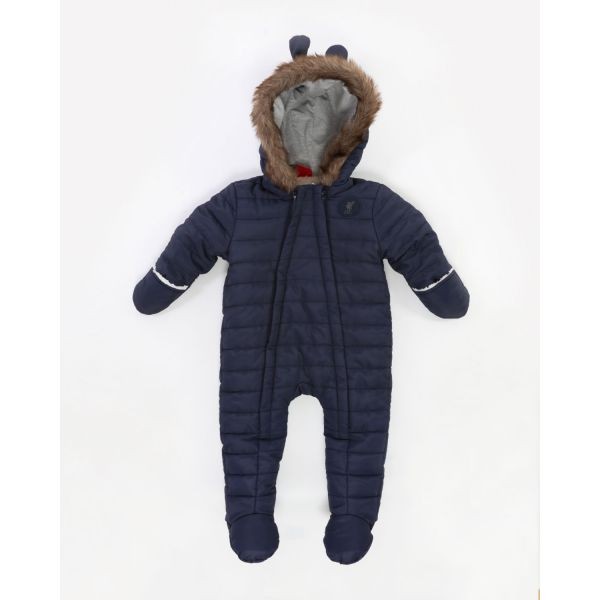 LFC Baby Navy Quilted Snowsuit