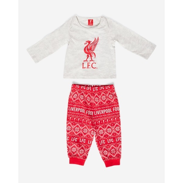 LFC Baby Red Liverbird Family Festive Pyjamas