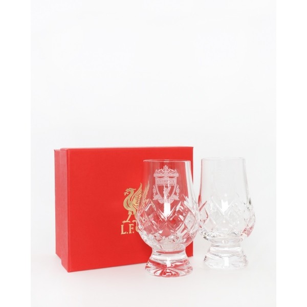 LFC Crystal Whiskey Glass Pair