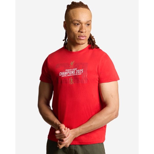 LFC EPL Champions 24/25 Adults Tee Red