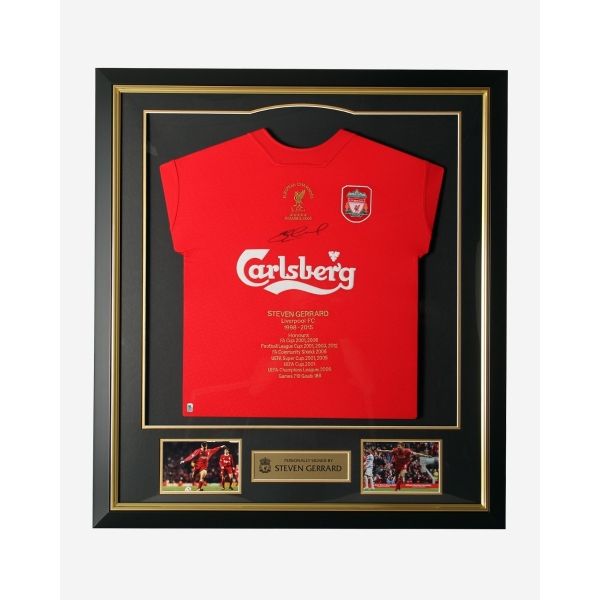 LFC Gerrard Honours Framed Shirt