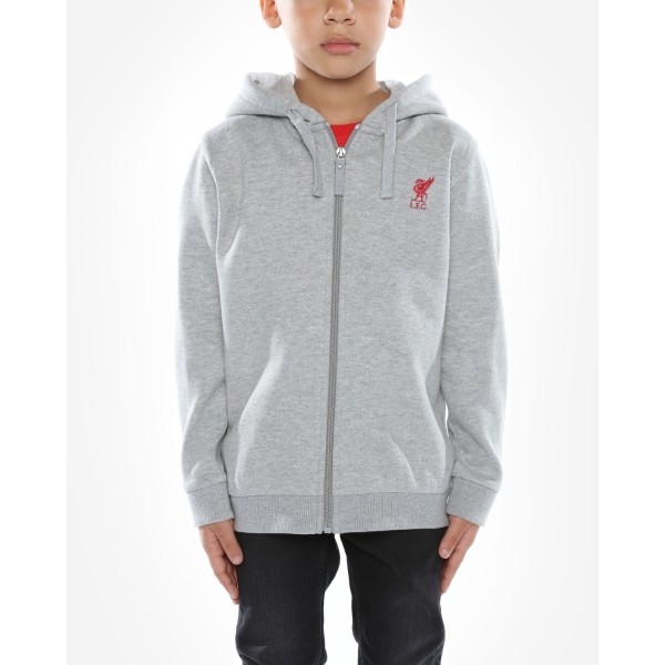 LFC Junior Grey Zip Through Hoody