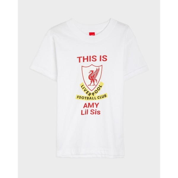 LFC Junior This Is Personalised White Tee