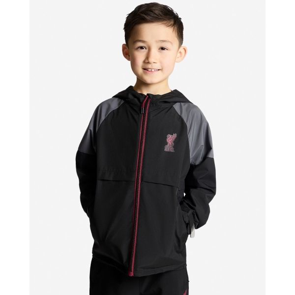 LFC Juniors Funnel Windcheater Black