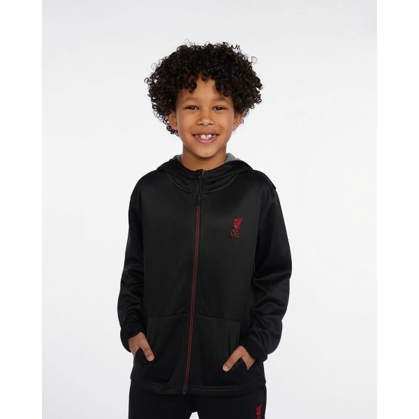 LFC Juniors Panelled Track Top Black