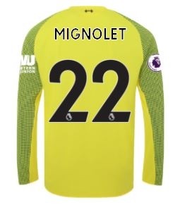 LFC Kids Home L/S Goalkeeper Shirt 18/19 (Premier League) Mignolet