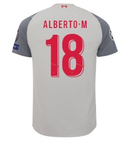LFC Kids Third Shirt 18/19 (Champions League) Moreno
