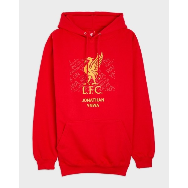 LFC Liverbird Personalised Red Hoody