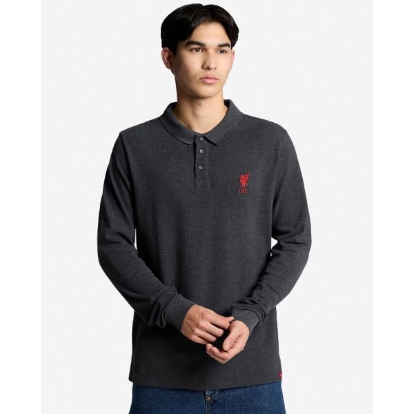 LFC Long Sleeve Polo Charcoal