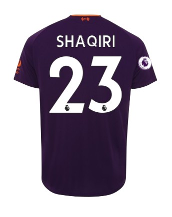 LFC Mens Away Shirt 18/19 (Premier League) Xherdan Shaqiri