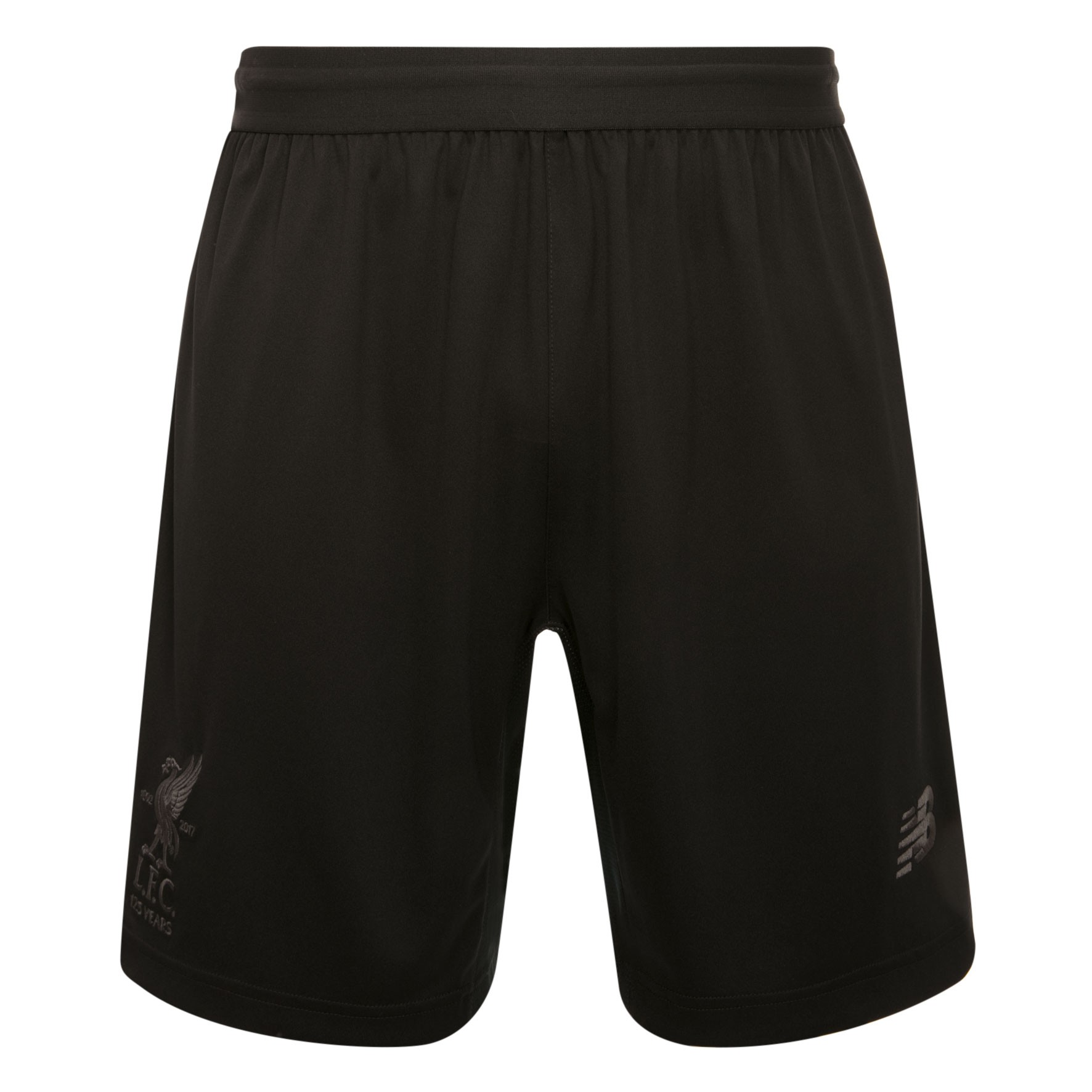 LFC Mens Black Knitted Training Shorts 17/18