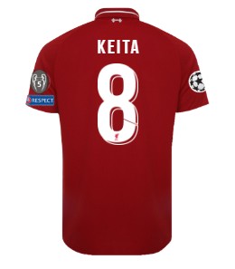 LFC Mens Home Shirt 18/19 (Champions League) Keita