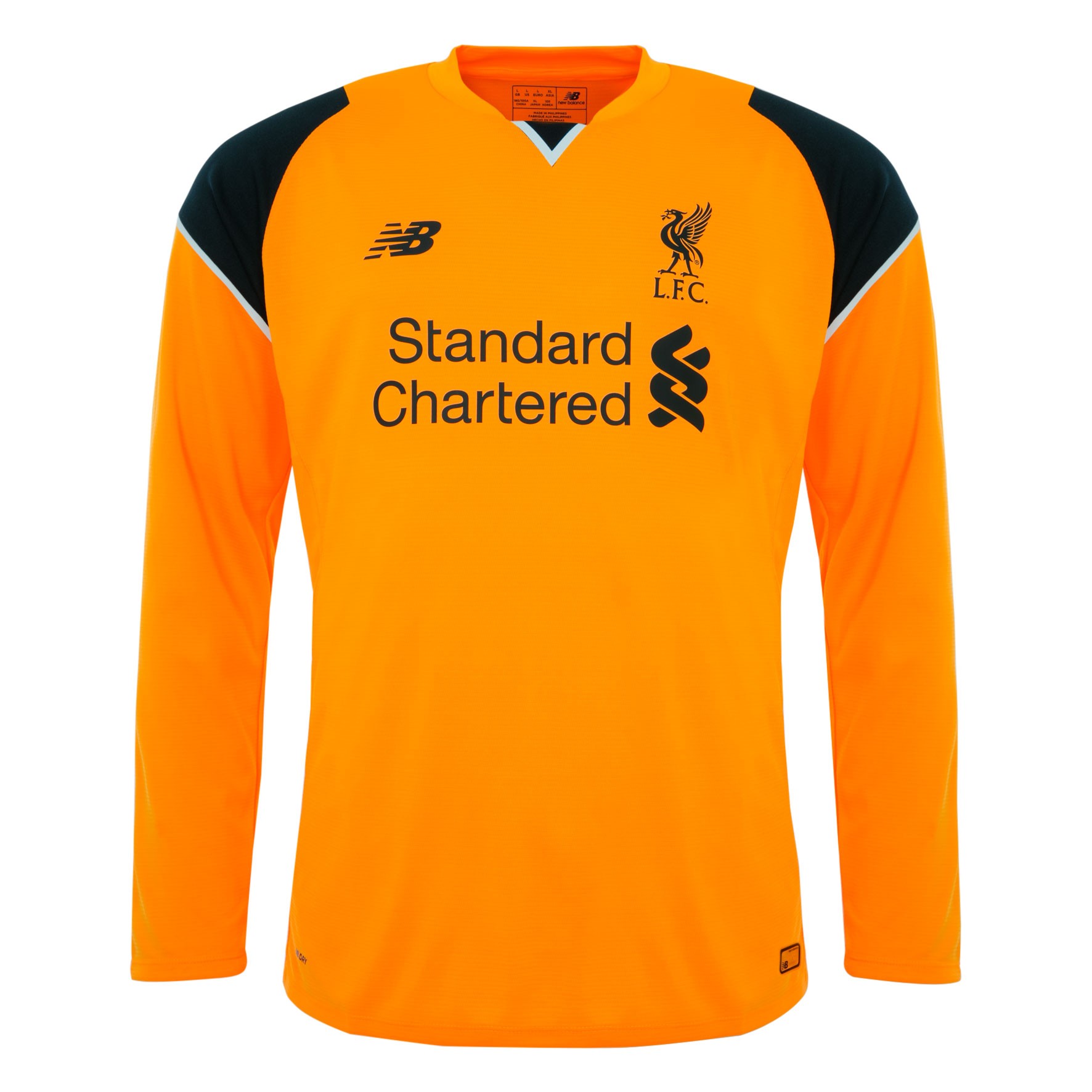 LFC Mens Long Sleeve Away Goalkeeper Shirt 16/17