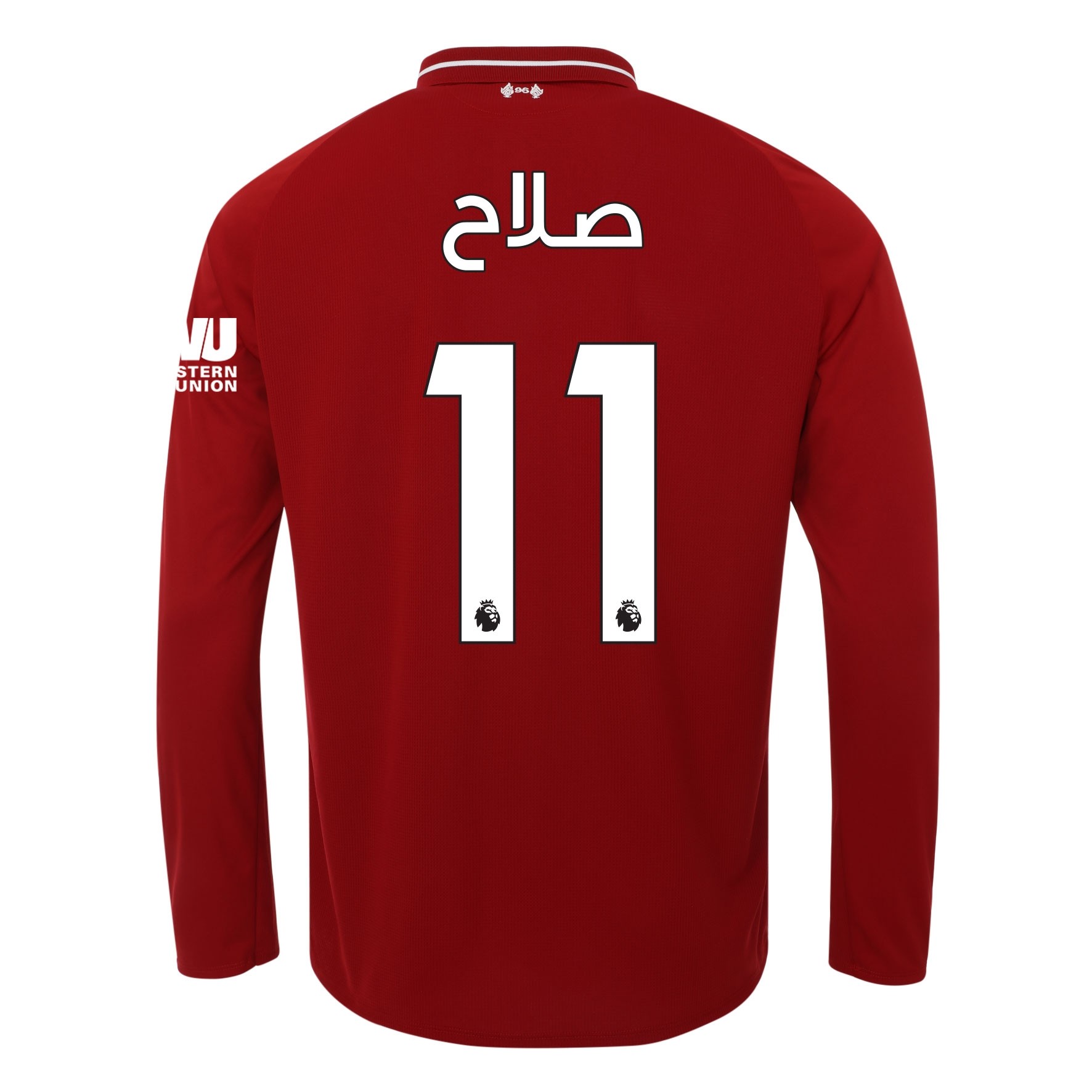 LFC Mens Long Sleeve Home Shirt 18/19 - Salah Prem