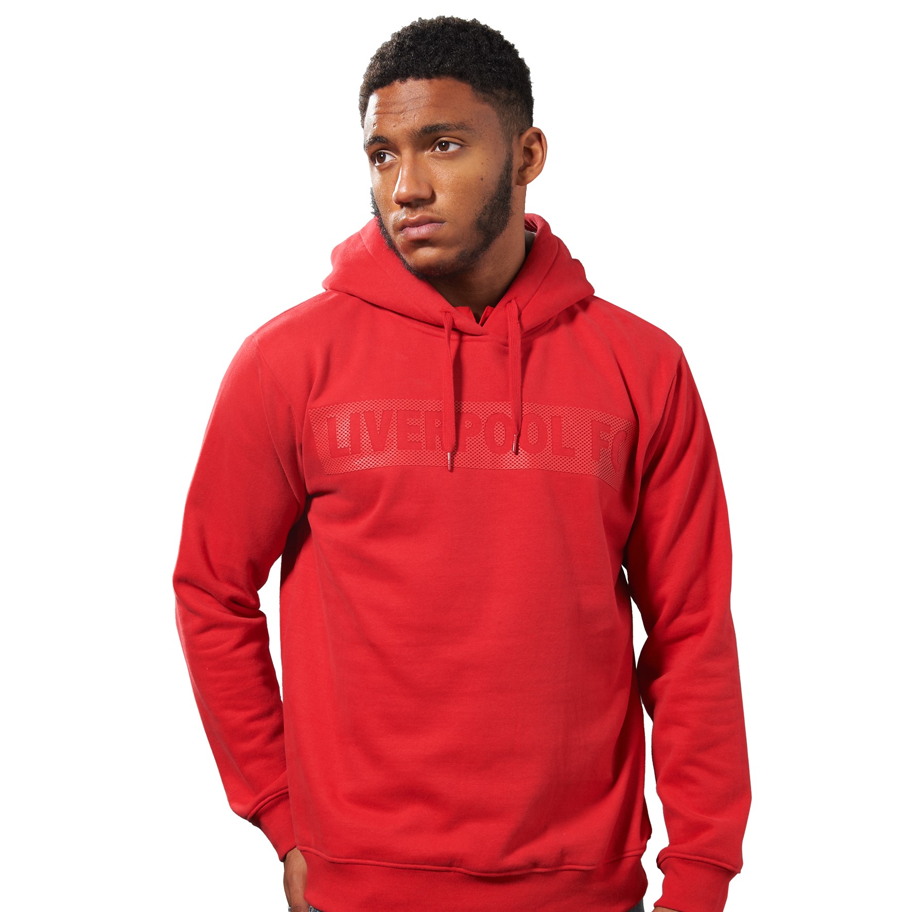 LFC Mens Red Liverpool FC Print Hoody