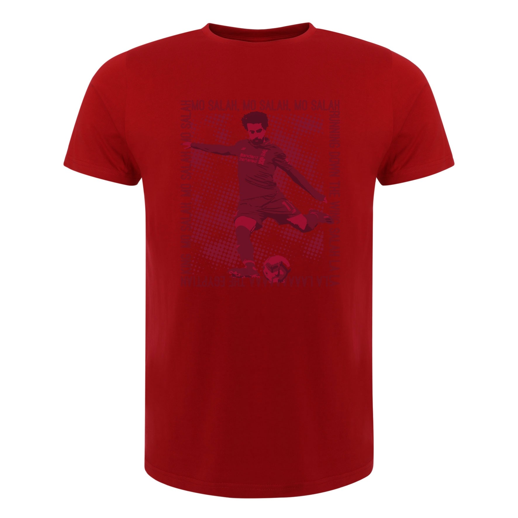 LFC Mens Salah Tee in Vintage Red