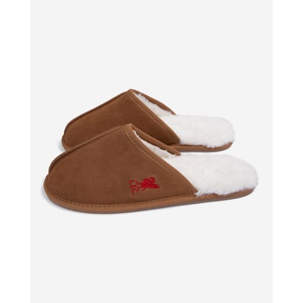 LFC Mens Suede Mule Slippers