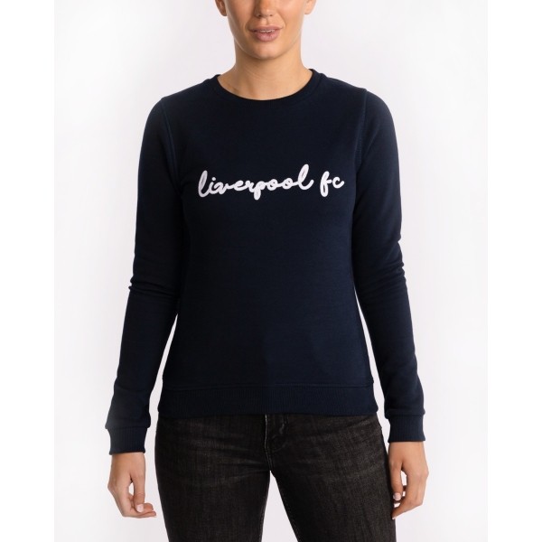 LFC Navy Chainstitch Crew Sweat