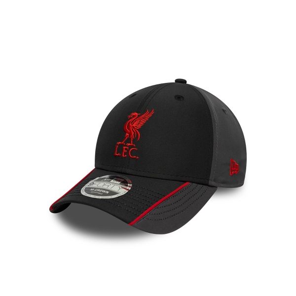 LFC New Era 9FORTY Liverbird Cap Black & Grey