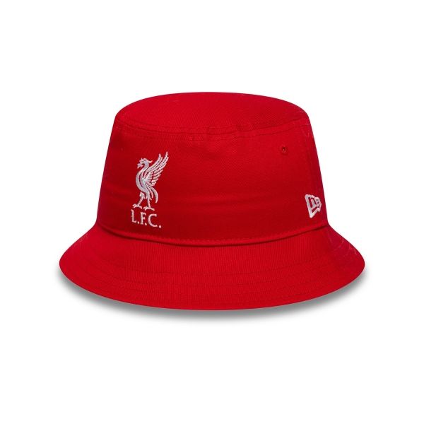 LFC New Era Kids Liverbird CORE BUCKET Hat Red