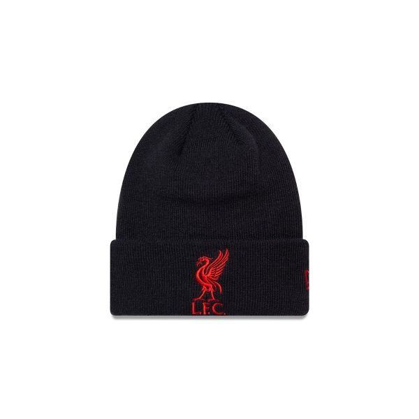 LFC New Era Kids Liverbird Cuff Knit BEANIE Black & Red