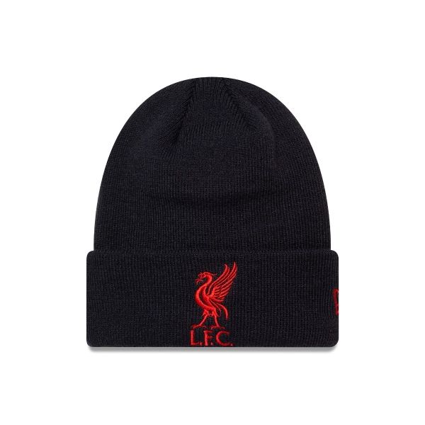 Liverbird Beanie Hat - Black and Red