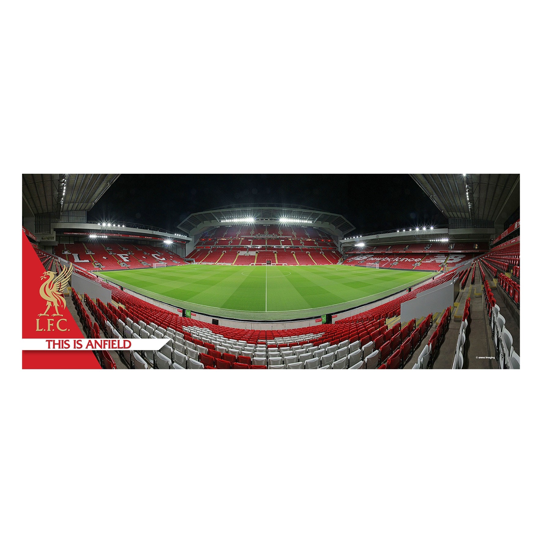 LFC Panoramic Stadium Postcard