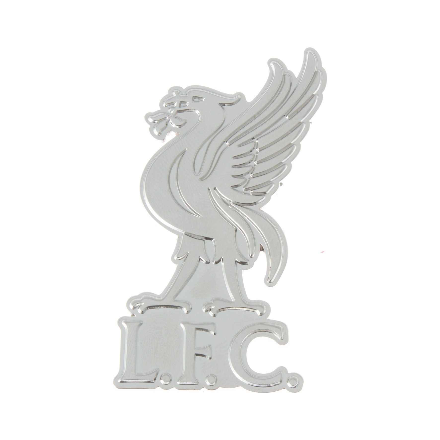 LFC Silver Liverbird Car Badge