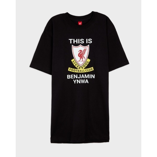 LFC This is Personalised Black Tee