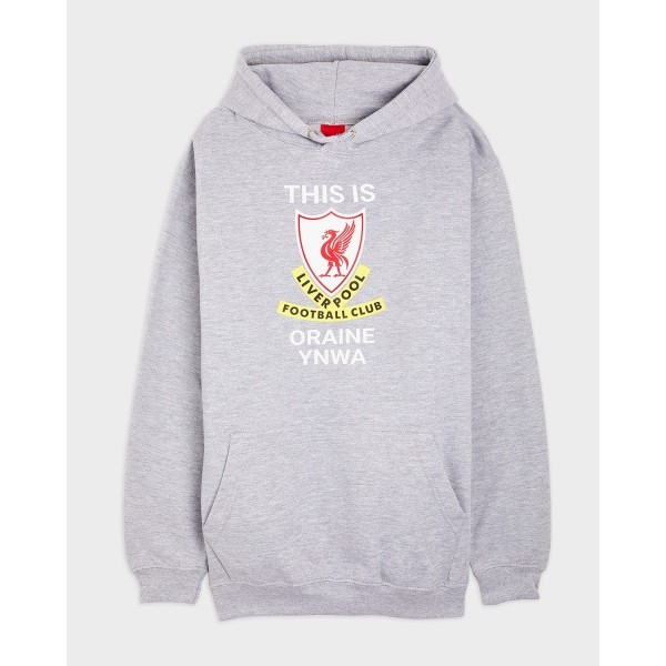 LFC This Is Personalised Grey Hoody