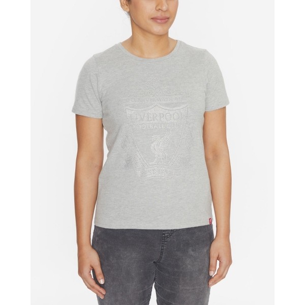 LFC Womens Red Marl Embroidered Tee