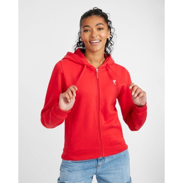 LFC Womens Zip Through Hoody Red