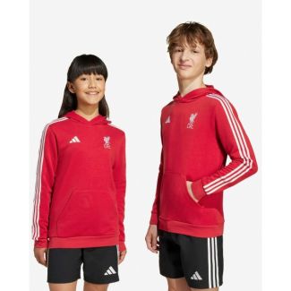 LFC adidas Kids 25/26 Pullover Hoodie Red