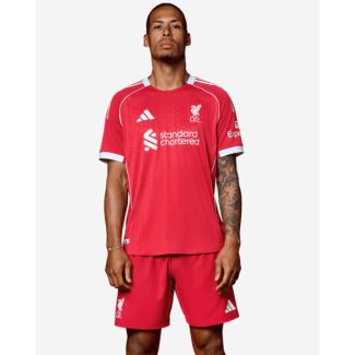 LFC adidas Mens 25/26 Authentic Home Jersey