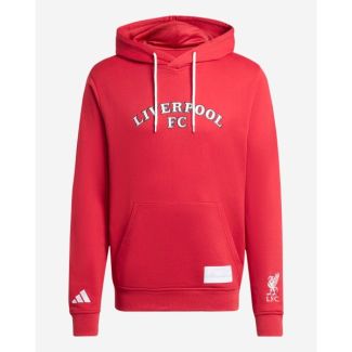 LFC adidas Mens 25/26 US Pack Hoodie Red