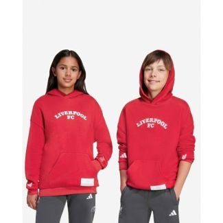 LFC adidas Youth 25/26 US Pack Hoodie Red