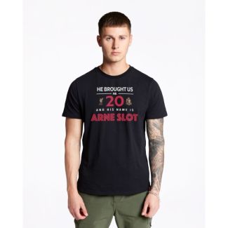 LFC Adults Arne Slot Graphic Tee Black