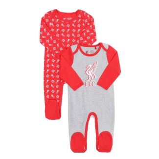 LFC Baby 2Pk Sleepsuits Red