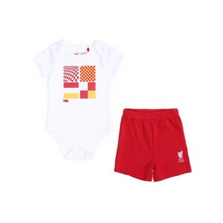 LFC Baby Graphic Bodysuit & Shorts Set White