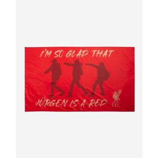 LFC I'm So Glad Klopp Flag