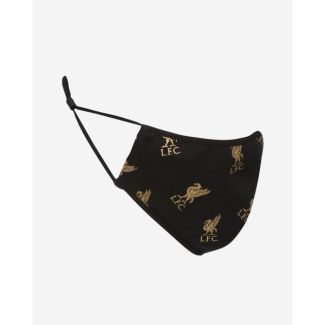 LFC Junior Liverbird Print Black Face Cover