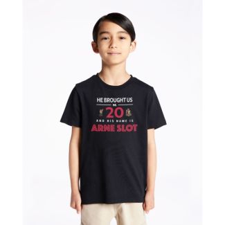 LFC Juniors Arne Slot Graphic Tee Black