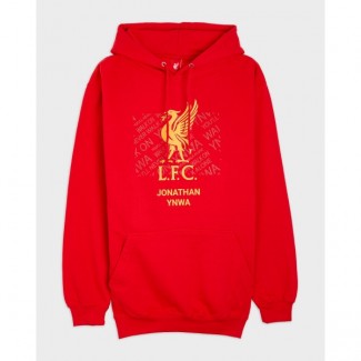 LFC Liverbird Personalised Red Hoody