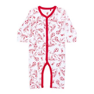 LFC Mighty Red Baby Romper White