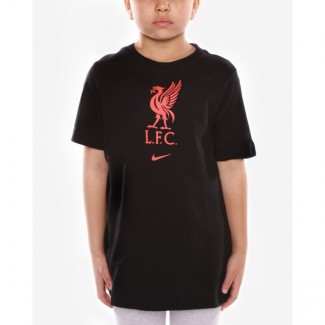 LFC Nike Junior Black Crest Tee